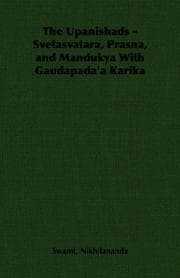 Mandukya Upanishad with Gaudapada's Karika cover