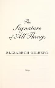 The Signature of All Things cover