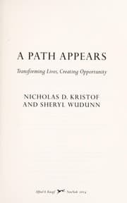 A Path Appears: Transforming Lives, Creating Opportunity cover