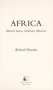 Africa: Altered States, Ordinary Miracles cover