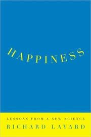 Happiness: Lessons from a New Science cover