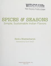Spices & Seasons: Simple, Sustainable Indian Flavors cover